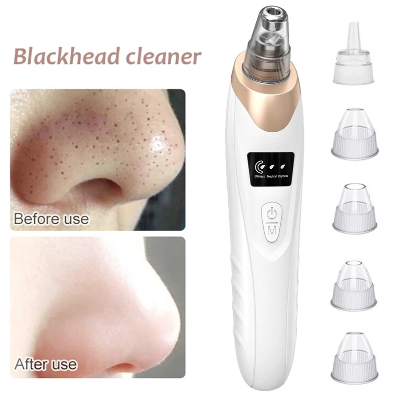 پاکسازی عمیق منافذ پوست از بین برنده جوش های سرسیاه جهت رفع لک و آکنه و اسکار جوش برطرف کردن افتادگی و چین چروک پوست دارای پنج سری برای نواحی مختلف پوست بی‌سیم و قابلیت شارژ سبک و قابل حمل در سفر۰ دارای صفحه و قابلیت 3 درجه تنظیم قدرت